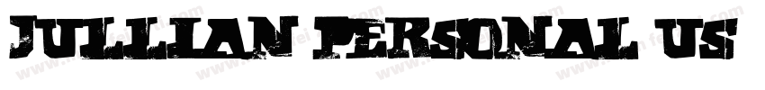 jullian Personal Us字体转换